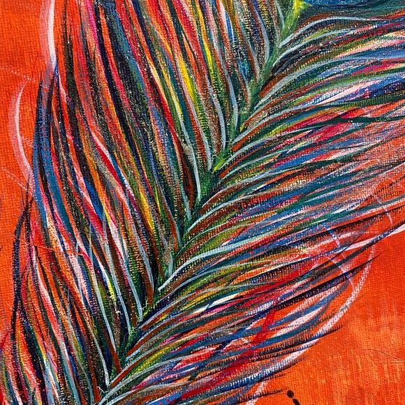 Peacock feather, symbol of Loard Krishna ππ» - Picture 2 of 3